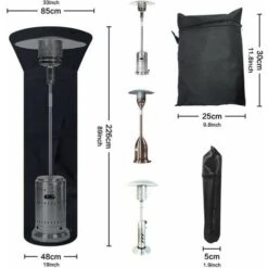 Cubierta Para Calentador De Patio Cubierta Para Calentador De Patio 210D Cubierta Para Calentador De Patio A Prueba De Polvo Y Viento Para Uso En Exteriores -Mano Mano Ventas 85661154 4 1