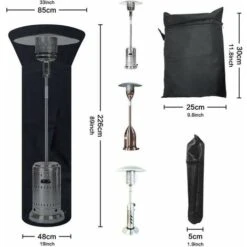 Cubierta Para Calentador De Patio FVO Cubierta Para Calentador De Patio 210D Cubierta Para Calentador De Patio A Prueba De Polvo Y Viento Para Uso En Exteriores -Mano Mano Ventas 85661154 4