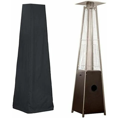 Cubierta De Calentador De Patio - Cubierta De Calentador De Pirámide Negra 1 Cubierta De Calentador De Patio - Cubierta De Calentador De Pirámide Negra