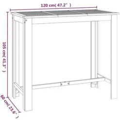 Juego De Comedor Para Jardín 7 Piezas Madera Maciza Acacia VidaXL -Mano Mano Ventas 86389978 3