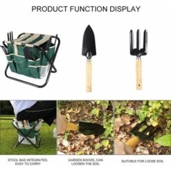 Taburete De Jardín Plegable Con Bolsa De Herramientas Taburete Portaherramientas De Jardinería Para Pesca Picnic Viajes Senderismo 7 Taburete De Jardín Plegable Con Bolsa De Herramientas Taburete Portaherramientas De Jardinería Para Pesca Picnic Viajes Senderismo -Mano Mano Ventas 86426502 3