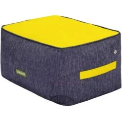 Gardenista - Puf Escabel Grande Para Uso En Interiores Y Exteriores Suave Y Cómodo Bolsa De Frijoles Resistente Al Agua Para Jardín Y Piscina, Oro De Oro