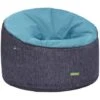 Gardenista - Bean Bag Redondo Para Exterior E Interior, Saco De Frijoles Para Juegos, Saco De Frijoles Resistente Al Agua Junto A La Piscina Para Relajación Y Comodidad, Verde Azulado