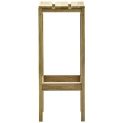 Hommoo Taburetes De Jardín 4 Unidades Madera De Pino Impregnada -Mano Mano Ventas 86983728 4