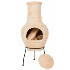 RedFire Chimenea Star Flower Arcilla Color Paja 86037 -Mano Mano Ventas 86989069 2