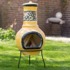 RedFire Chimenea Soledad Arcilla Amarilla /negra 86035 -Mano Mano Ventas 86989209 3