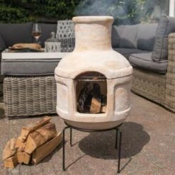 RedFire Chimenea Lima Arcilla Paja 86033 -Mano Mano Ventas 86989470 3