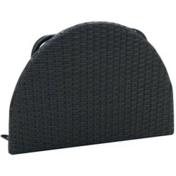 Hommoo Mesa De Balcón De Ratán Sintético Negro 60x60x32 Cm -Mano Mano Ventas 86990723 5