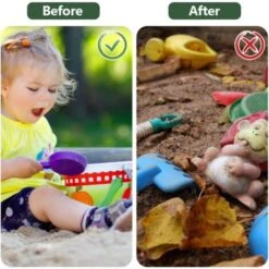 RHAFAYRE Funda Arenero 150x150 Cm Funda Impermeable Protección UV 70% Protección Para Arenero Oxford Con Cordón, Verde (150x150 Cm) -Mano Mano Ventas 87204877 5