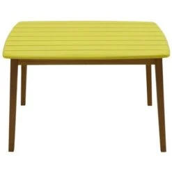 Mesa De Jardín Para Niños De Acacia Amarillo - GOZO - Venta-unica -Mano Mano Ventas 87863853 4