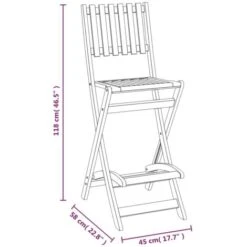 Juego Muebles De Bar De Jardín 3 Piezas Madera Maciza De Acacia VidaXL -Mano Mano Ventas 88024444 3
