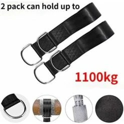 GDRHVFD Correas Para Hamaca, Accesorio Para Hamaca Con Columpio De árbol Correa Para Columpio Colgante Resistente Con Anillo En D Y Correas Para Hamaca Columpio Máx. 550 Kg (2X150 M) -Mano Mano Ventas 88100809 3
