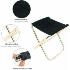 Taburete Plegable Para Acampar, Mini Taburete Plegable Portátil Taburete Plegable Portátil Para Acampar Pesca Viajes FVO -Mano Mano Ventas 88286267 5
