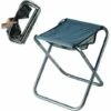 Taburete Plegable Para Acampar - Mini Silla Plegable Para Exteriores - Silla Portátil - Liviana - Para Pescar, Acampar, Viajar, Caminar, Playa, Barbacoa (grande/azul)