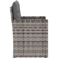 Sillón De Jardín Con Cojín Ratán Sintético Gris VidaXL -Mano Mano Ventas 88294073 5