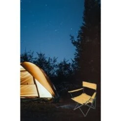 Silla De Camping Plegable Con Portavasos Metal Y Lona 80x80x49 Cm SELECCIONA COLOR - Color :Crema - Crema -Mano Mano Ventas 89201755 3