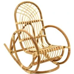 Mecedora Infantil De Ratán Natural Rodeo