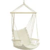 Silla Hamaca De Algodón Y Madera