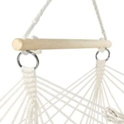 Sillón Colgante Bohemio Con 2 Cojines, Diseño Macramé Crudo 7 Sillón Colgante Bohemio Con 2 Cojines, Diseño Macramé Crudo -Mano Mano Ventas 90375882 3