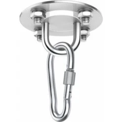 Gancho De Techo Colgante Soporte De Silla De Acero Inoxidable De Primera Calidad Hasta 400 Kg Para Silla Colgante Hamaca Saco De Boxeo Entrenador De Honda Toldo De Tela De Yoga Nido Columpio Asiento C