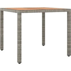 Set Comedor De Jardín 3 Piezas Con Cojines Ratán Sintético Gris VidaXL -Mano Mano Ventas 91668686 5