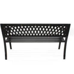 Banco Jardín Asiento Parque Mareike Metal Diseño Parque Clásico 2plazas Interior Exterior Decoración -Mano Mano Ventas 9224970 4