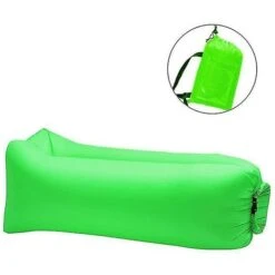 Sofá Inflable Para Adultos, Tumbona De Playa, Juguetes De Piscina, Saco De Dormir Plegable Para Acampar, Bolsas Impermeables, Suministro De Natación Perezosa (1 Unidad, Verde)