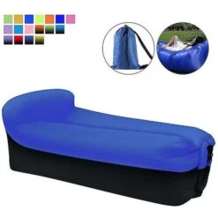 Sofá Inflable Para Adultos, Tumbona De Playa, Juguetes De Piscina, Saco De Dormir Plegable Para Acampar, Bolsas Impermeables, Suministro De Natación Perezosa (1 Unidad, Verde) -Mano Mano Ventas 92816044 4