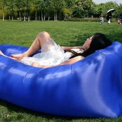 Sofá Inflable Para Adultos, Tumbona De Playa, Juguetes De Piscina, Saco De Dormir Plegable Para Acampar, Bolsas Impermeables, Suministro De Natación Perezosa (1 Unidad, Verde) -Mano Mano Ventas 92816044 5