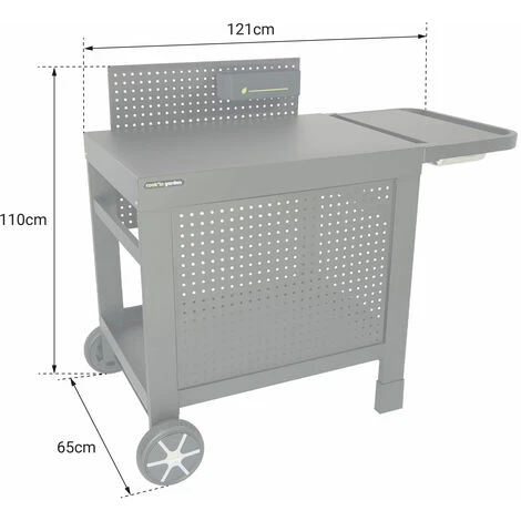 Cook'in Garden - Carrito Para Plancha REVA 110 PREMIUM 5 Cook'in Garden - Carrito Para Plancha REVA 110 PREMIUM - Imagen 5