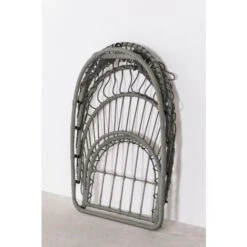 Sillón Colgante Con Base Y Cojín Anoop SKLUM Gris Hormigón -Mano Mano Ventas 93971024 4