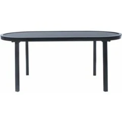 Conjunto De Muebles De Jardín De Metal Emma - Gris - 4 Plazas -Mano Mano Ventas 93977535 5