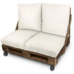 HAPPERS Cojín De Suelo Multiusos Exterior Naylim Mate Crudo 60x60 Crudo