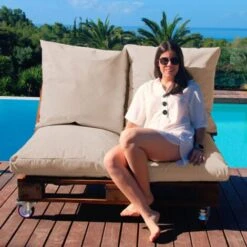 HAPPERS Cojín De Suelo Multiusos Exterior Naylim Mate Crudo 60x60 Crudo -Mano Mano Ventas 94124765 4