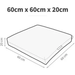 HAPPERS Cojín De Suelo Multiusos Exterior Naylim Mate Crudo 60x60 Crudo -Mano Mano Ventas 94124765 5