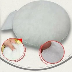 Cojín Para Silla Colgante Con Almohada, Cojín Para Silla De Huevo Colgante Al Aire Libre, Silla Giratoria, Silla De Huevo, Silla Colgante, Cojín De Asiento De Silla De Ratán Para Jardín -Mano Mano Ventas 94205218 4