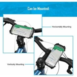 Soporte Universal Para Teléfono De Bicicleta Soporte De Silicona Para Teléfono De Bicicleta Para IPhone Samsung Huawei Y Teléfonos Inteligentes De 4.5-7.0 Pulgadas Ideal Para Bicicleta De Montaña Coch -Mano Mano Ventas 94589609 3