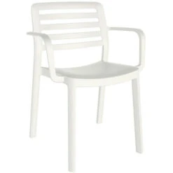 Silla Jard Fija Resol Res Blanca Wind -Mano Mano Ventas 95023489 3