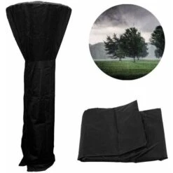 Cubierta Redonda Para Calentador De Patio, Cubierta Negra Para Calentador De Patio, Cubierta Para Calentador De Patio Al Aire Libre (226 X 85 X 48 Cm) -Mano Mano Ventas 95129359 5