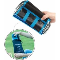 Mini Taburete Plegable Para Acampar, Asiento De Pesca Plegable Ligero, Taburete De Playa Portátil Pequeño Para Viajes, Senderismo, Senderismo, Picnic En El Jardín -Mano Mano Ventas 95148808 4