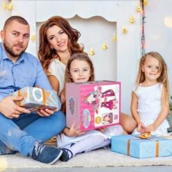 Juego De Tocador Para Niños Pequeños - Mesa De Tocador Para Niños Para Niñas Pequeñas Con Espejo Y Juego De Salón De Belleza, Regalos De Cumpleaños De Navidad Para Juguetes De Simulación Para Pedo -Mano Mano Ventas 95558732 4