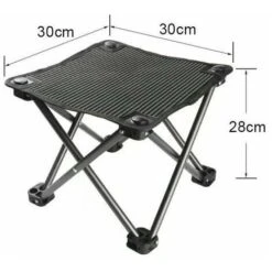 Mini Taburete Portátil Para Viajes De Pesca, Taburete Plegable Portátil Para Caminar, Senderismo, Jardín, Playa, Picnic -Mano Mano Ventas 95576837 3