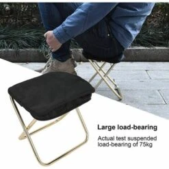 Tela Transpirable Para Pesca Barbacoa Taburete Plegable Para Acampar Al Aire Libre Silla Para Acampar Al Aire Libre Taburete Plegable Diseño De Superficie Curva Resistente A La Corrosión -Mano Mano Ventas 95577595 3