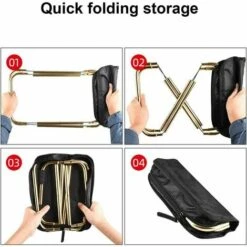 Tela Transpirable Para Pesca Barbacoa Taburete Plegable Para Acampar Al Aire Libre Silla Para Acampar Al Aire Libre Taburete Plegable Diseño De Superficie Curva Resistente A La Corrosión -Mano Mano Ventas 95577595 5