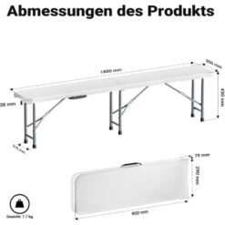 Banco Camping Plegable Portátil Jardín Exterior Outdoor Accesorios Mobiliario Plástico Resistente 7 Banco Camping Plegable Portátil Jardín Exterior Outdoor Accesorios Mobiliario Plástico Resistente -Mano Mano Ventas 9568319 3