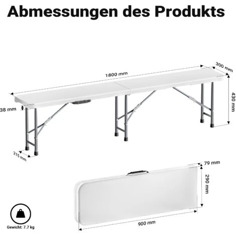 Banco Camping Plegable Portátil Jardín Exterior Outdoor Accesorios Mobiliario Plástico Resistente 3 Banco Camping Plegable Portátil Jardín Exterior Outdoor Accesorios Mobiliario Plástico Resistente - Imagen 3