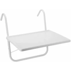 Mesa De Balcón Colgante Cuadrada Blanca Livin'outdoor