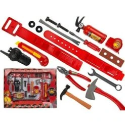 Bombero De Plástico Set 17PZ Bomberos