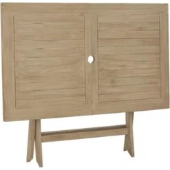 Mesa De Jardín Plegable Madera Maciza De Teca 120x70x75 Cm VidaXL 9 Mesa De Jardín Plegable Madera Maciza De Teca 120x70x75 Cm VidaXL -Mano Mano Ventas 96351530 5