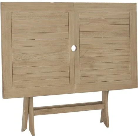 Mesa De Jardín Plegable Madera Maciza De Teca 120x70x75 Cm VidaXL 5 Mesa De Jardín Plegable Madera Maciza De Teca 120x70x75 Cm VidaXL - Imagen 5